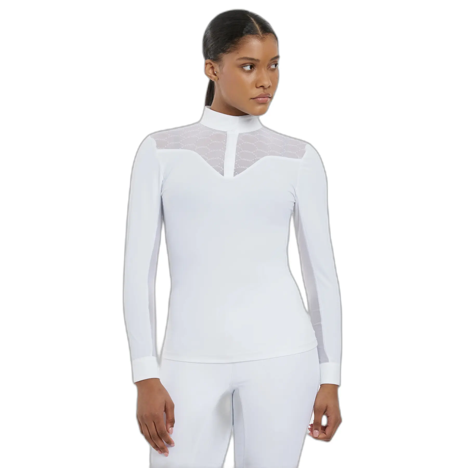 Lemieux Blanc Riding Polo Long Sleeves Woman Emily