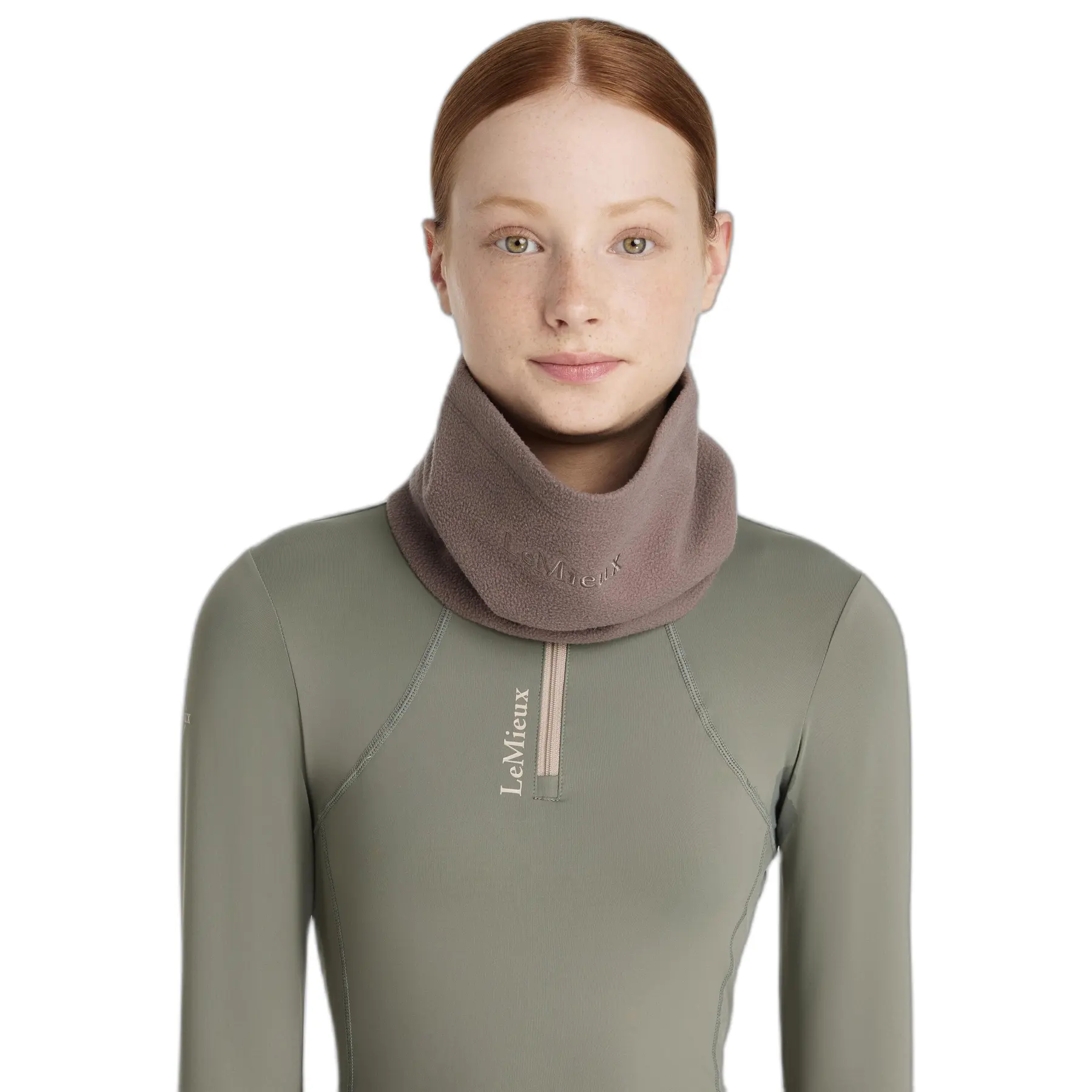 Lemieux Women's Marron Extendable Fleece Neck Warmer