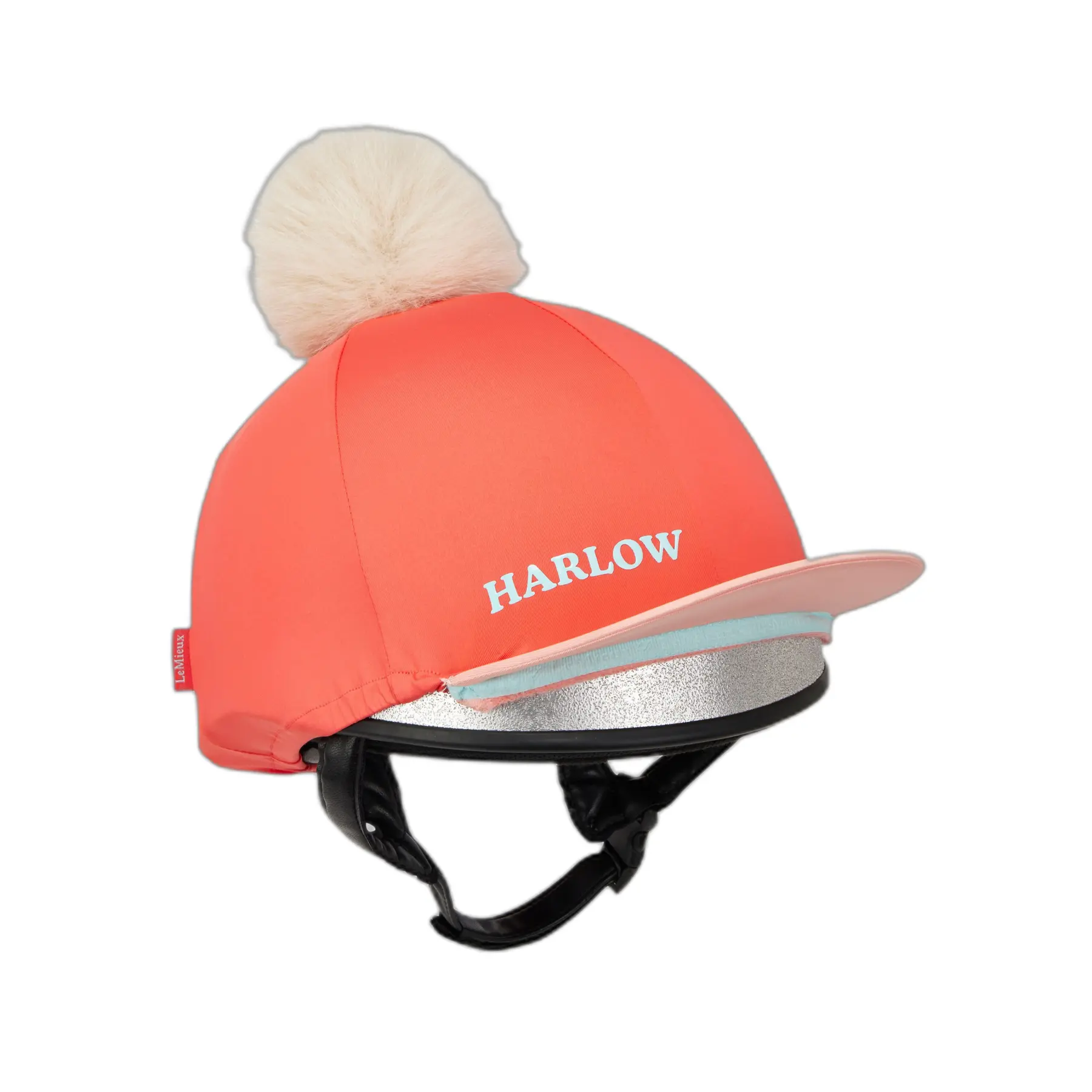 Lemieux Orange Toque For Riding Helmet Harlow