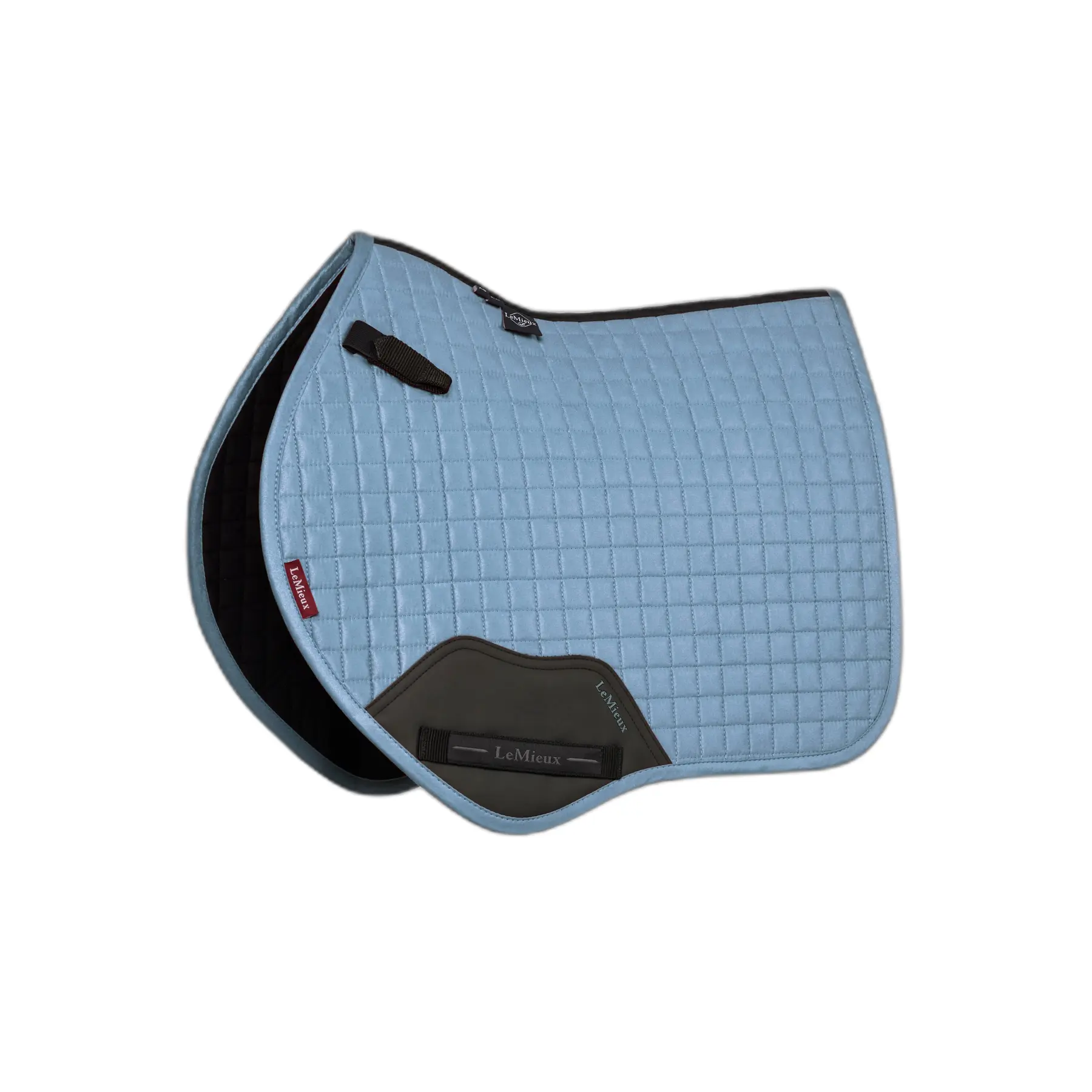 Lemieux Bleu Jumping Saddle Pad Close Contact