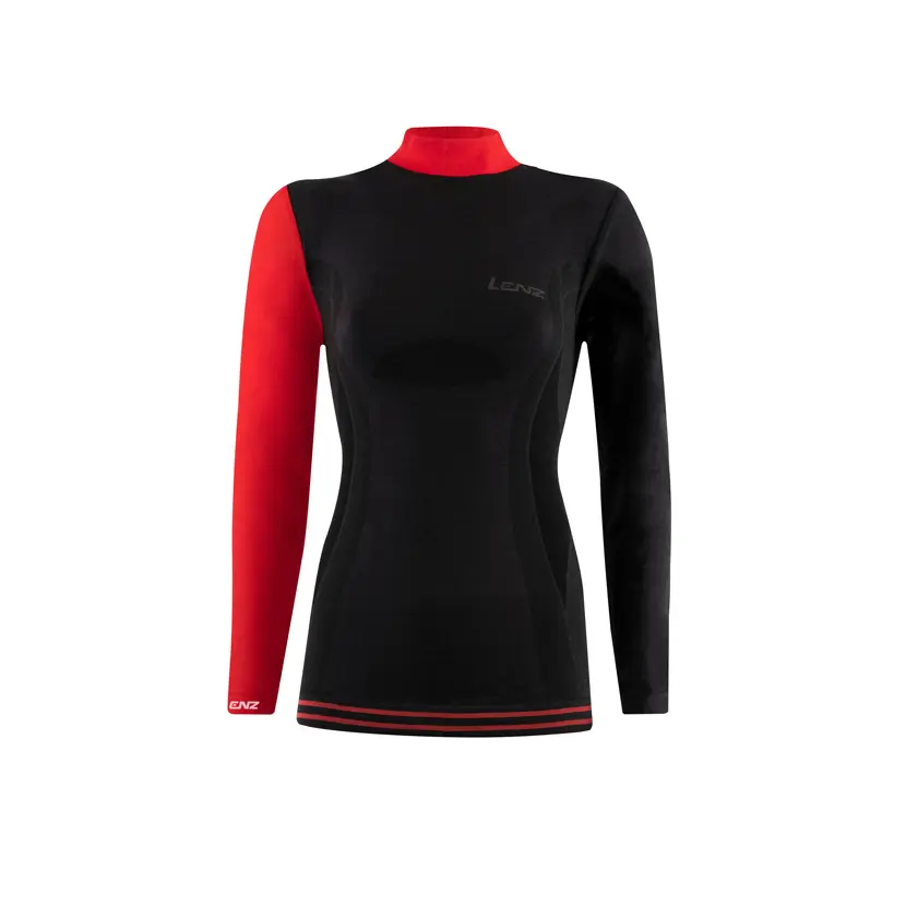 Unterhemd langarm mit Schildkrötenkragen Damen Lenz Merino 6.0