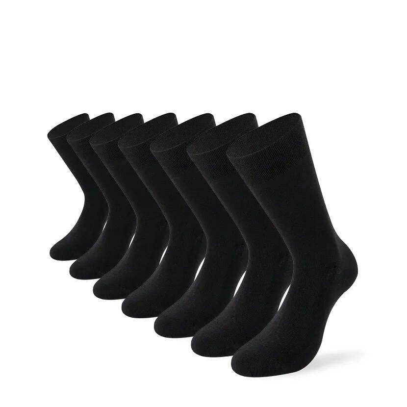 9006729826205 - Lenz Duos 1–7 Socken - Schwarz - 43 44 45 46 - unisex