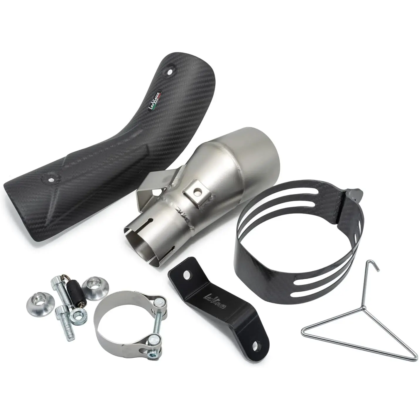 Motorradtopf aus Edelstahl (Carbonbecher) ohne Katalysator Leovince Lv One Evo Honda 1100 Crf L Africa Twin 2020
