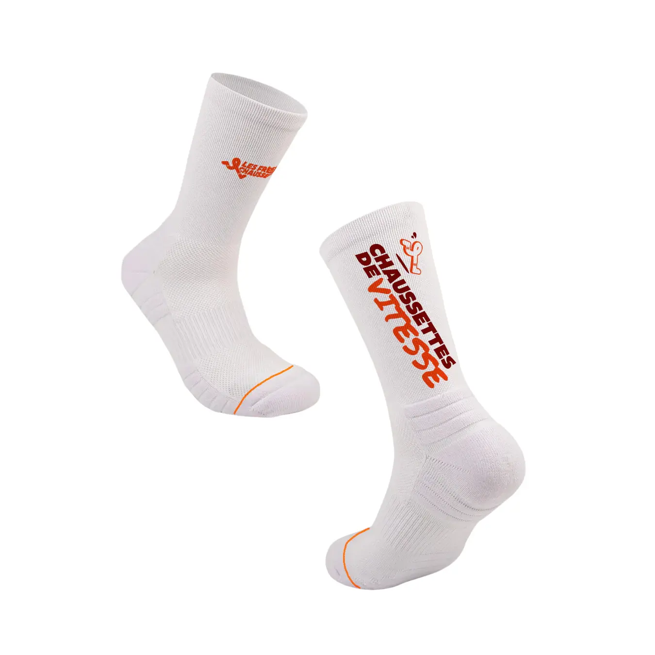 Les Frères Chaussettes Unisex Marron Running Socks Chaussettes De Vitesse