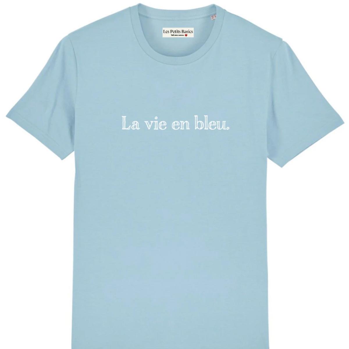 2001626548042 - T-Shirt Das Leben in Blau Les Petits Basics