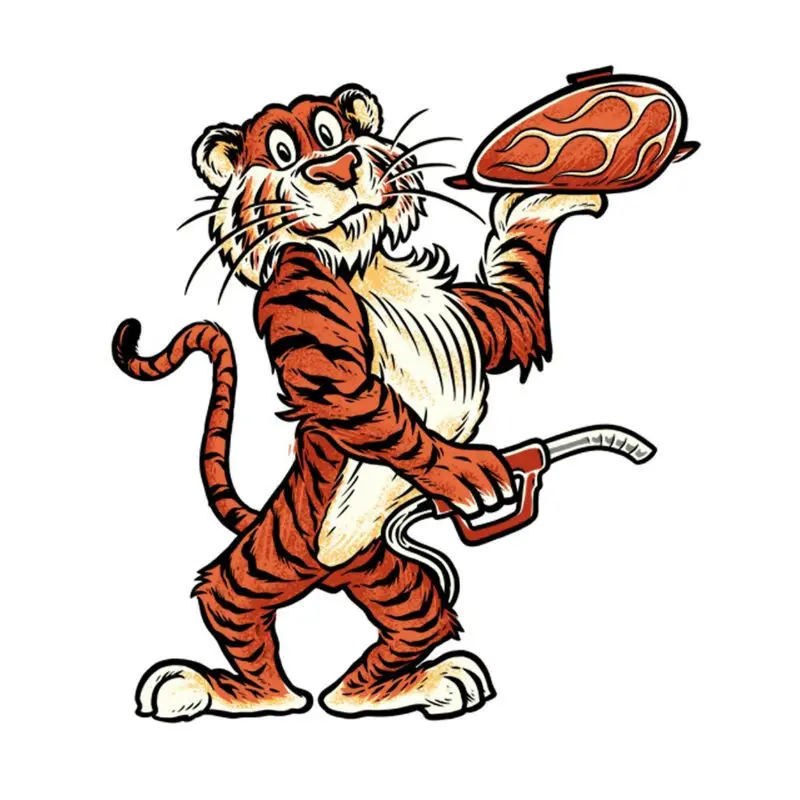Motorradaufkleber Lethal Threat Mini Tiger In Your Tank