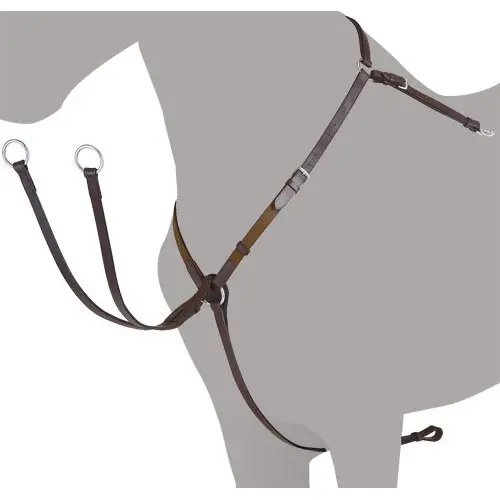 Collier de chasse pour cheval anglaise élastique Lexhis Cruz