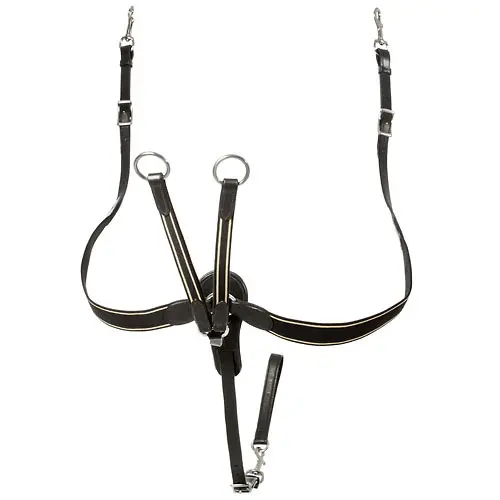 Collier de chasse pour cheval élastique avec pattes de fixation Lexhis
