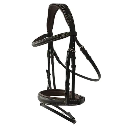 Meilleurs prix pour Bridon équitation anatomique avec rênes simples Lexhis Porto