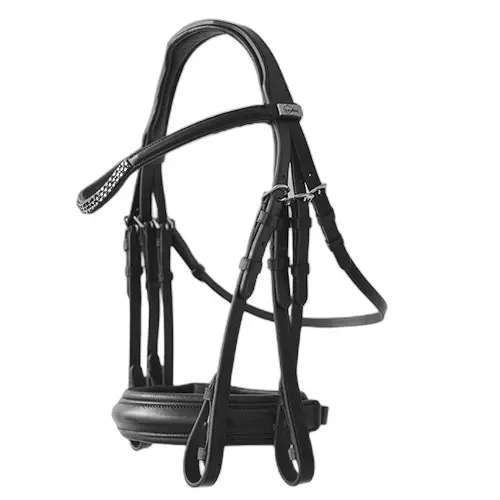 Comparer les prix de Bridon équitation avec double rênes Lexhis Olimpia