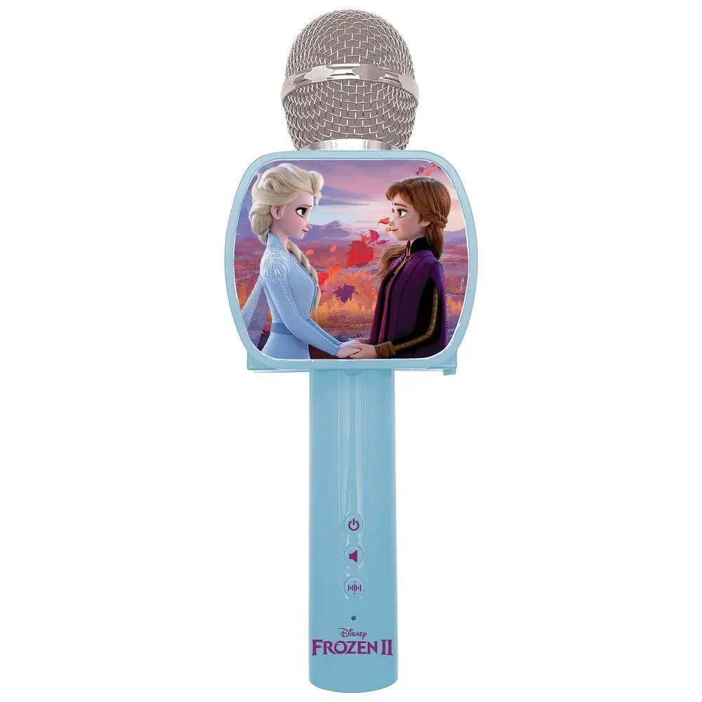 3380743088297 - LEXIBOOK Disney Die Eiskönigin Bluetooth Karaoke Mikrofon blau lila