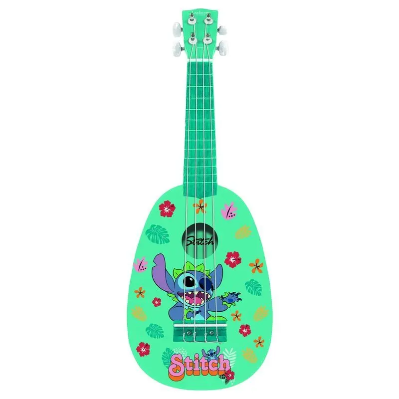 3380743104416 - Disney Stitch - My First Wooden Ukulele - 4 Nylon Strings