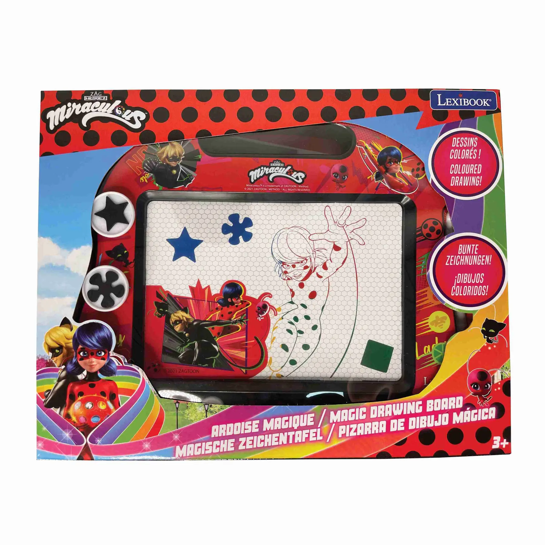3380743077581 - Magische Schiefertafel miraculous im a5-Format mit magnetischem Zubehör Lexibook 3380743077581 - Magische Schiefertafel miraculous im a5-Format mit magnetischem Zubehör Lexibook