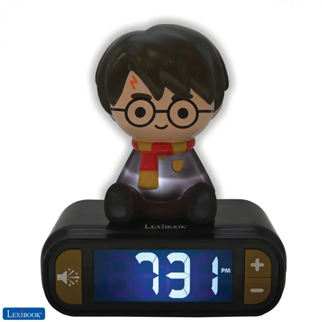3380743092195 - LEXIBOOK Digitaler 3D Radiowecker mit Nachtlicht Harry Potter Klingeltönen schwarz-kombi 3380743092195 - LEXIBOOK Digitaler 3D Radiowecker mit Nachtlicht Harry Potter Klingeltönen schwarz-kombi