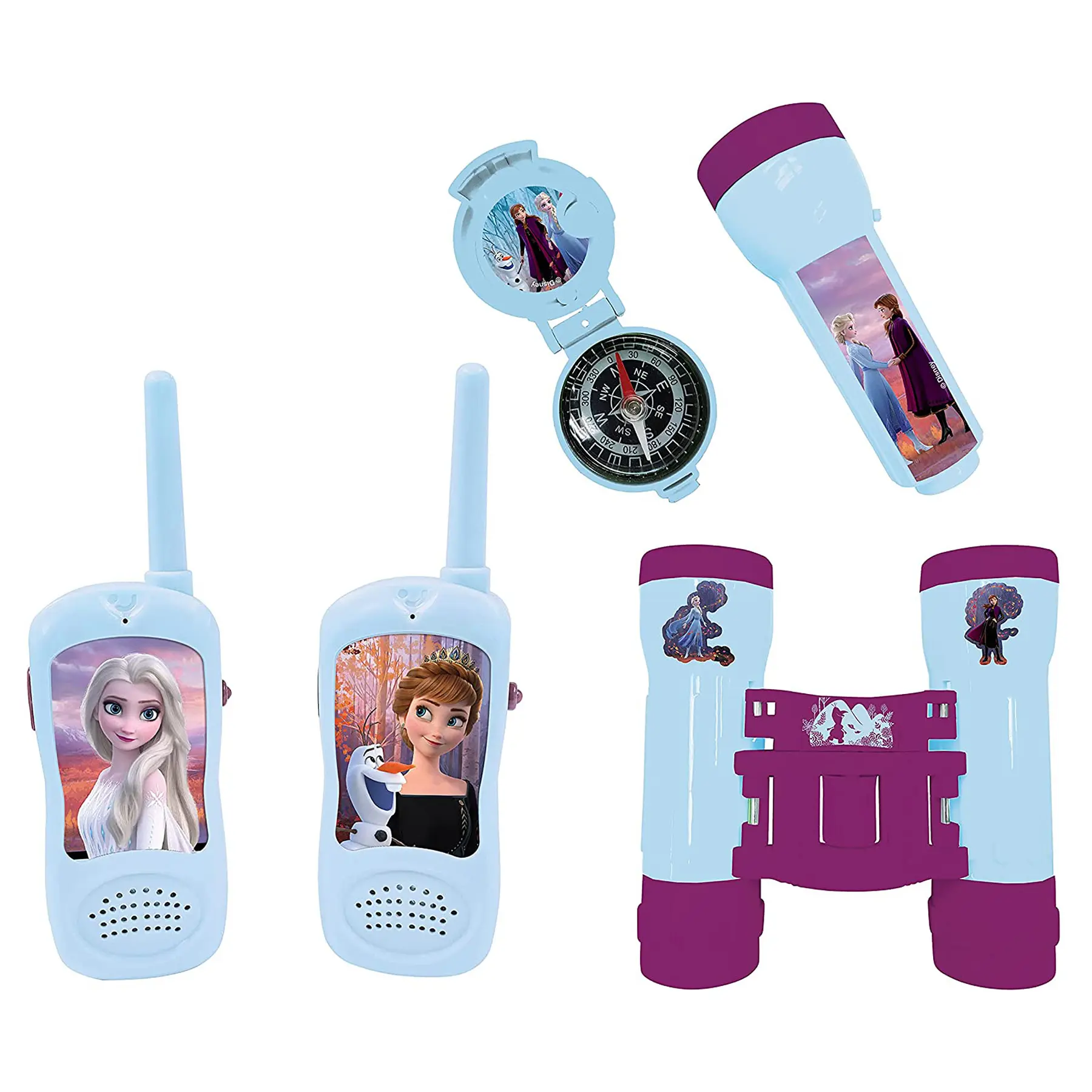 3380743085661 - Outdoor-Spielset Abenteurer mit Walkie-Talkies Reichweite Fernglas und Kompass La Reine des Neiges 3380743085661 - Outdoor-Spielset Abenteurer mit Walkie-Talkies Reichweite Fernglas und Kompass La Reine des Neiges