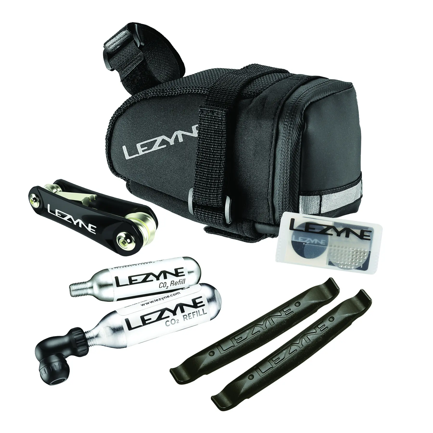 Velo Store - UK LEZYNE Complete bike bag kit Lezyne M Caddy Co2 | Extra 10% off with Subscription, Postage £16.79 to UK Fedex.