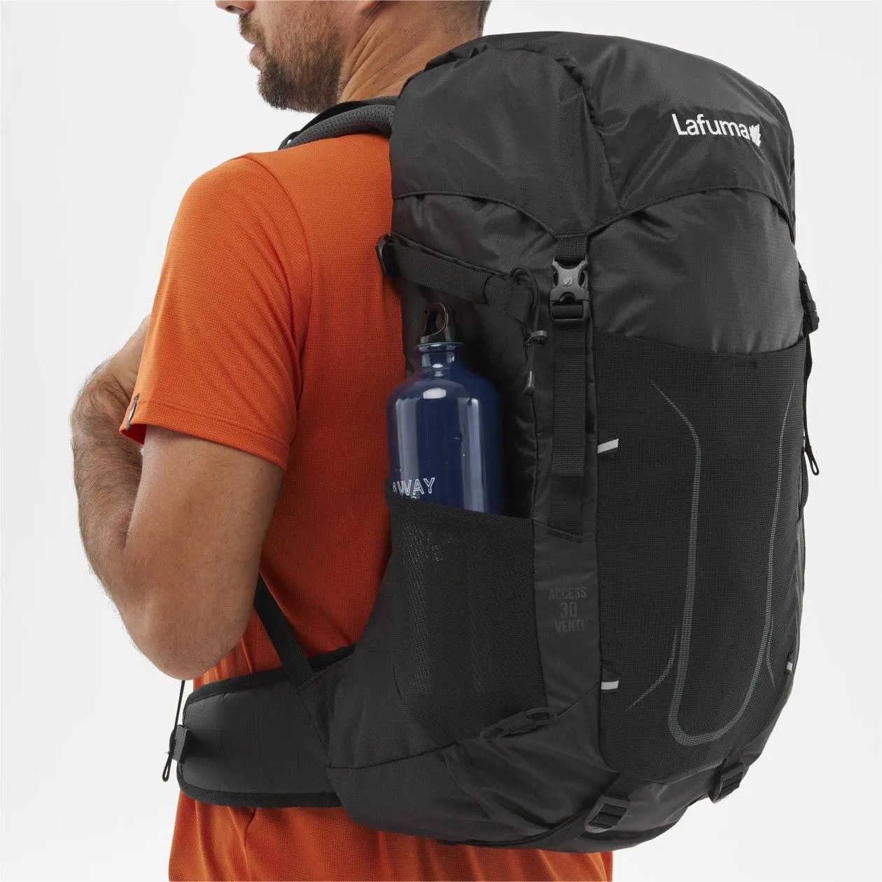 Sac à Dos Randonnée Lafuma Access 20 Venti – 20 L – Dos Ventilé Mesh – Bretelles Ajustables – Porte-bâtons – Poche Eau