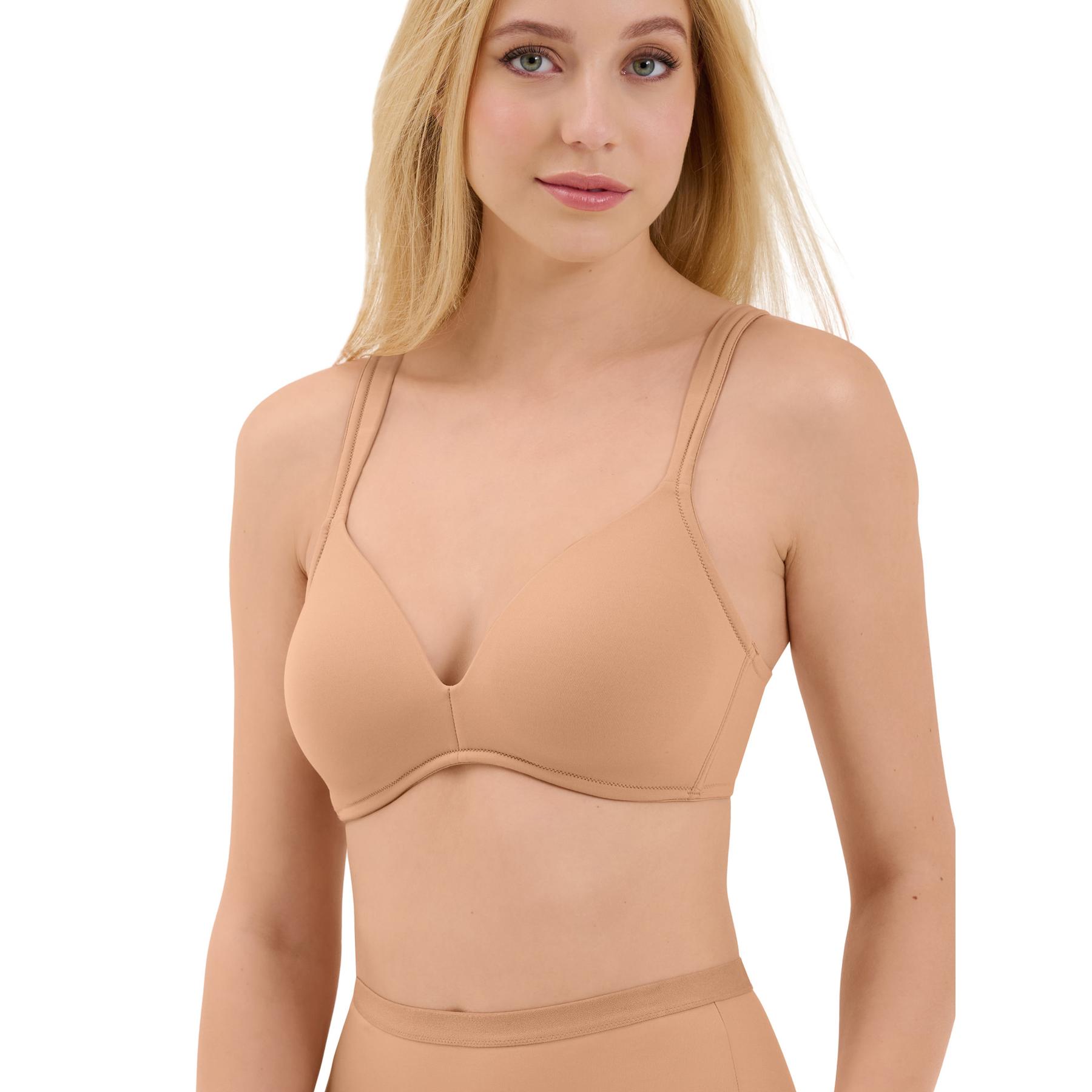 Reggiseno preformato scollato profondo senza ferretti donna  Maya