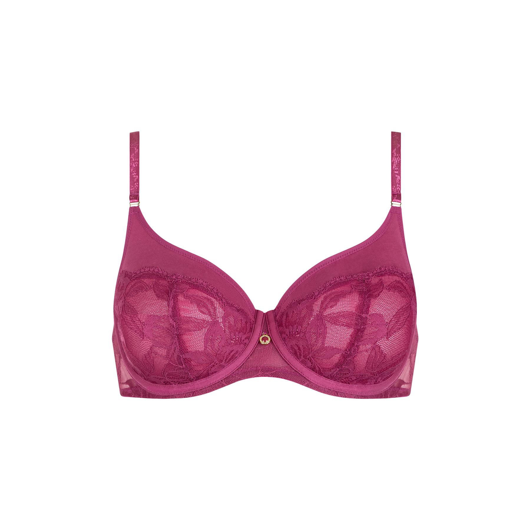 Reggiseno con ferretto e pizzo fine donna  Robin