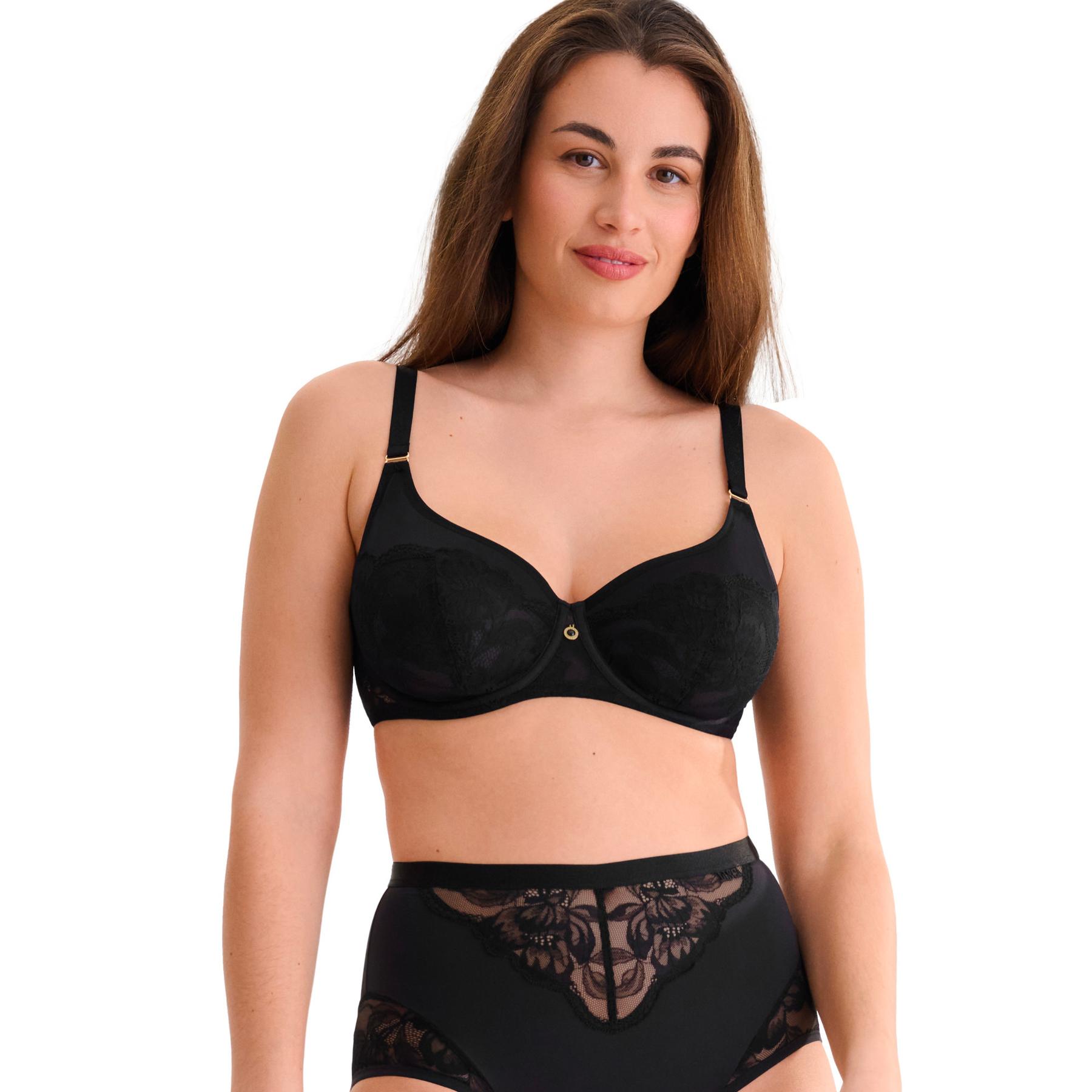 Reggiseno con ferretto e pizzo fine donna  Robin