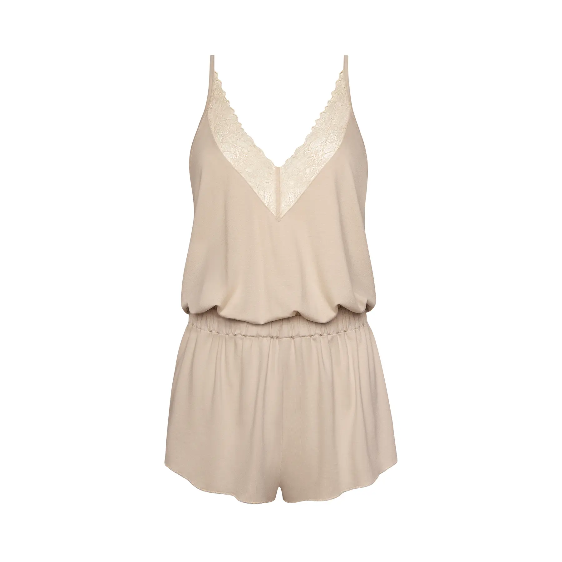 Pyjama Combishort Mit Feinen Trägern Damen Lisca Destiny