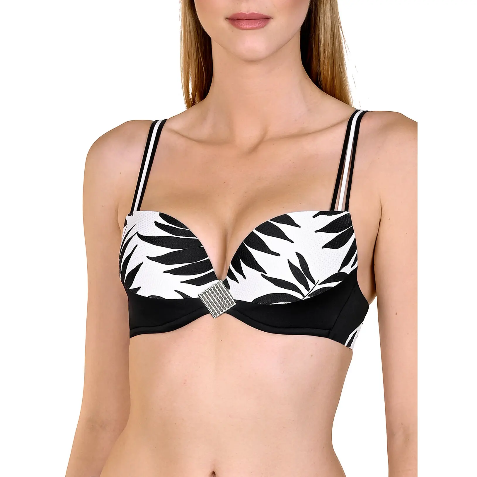 3838709969543 - Push-up Bikini-Oberteil für Frauen Ocean City