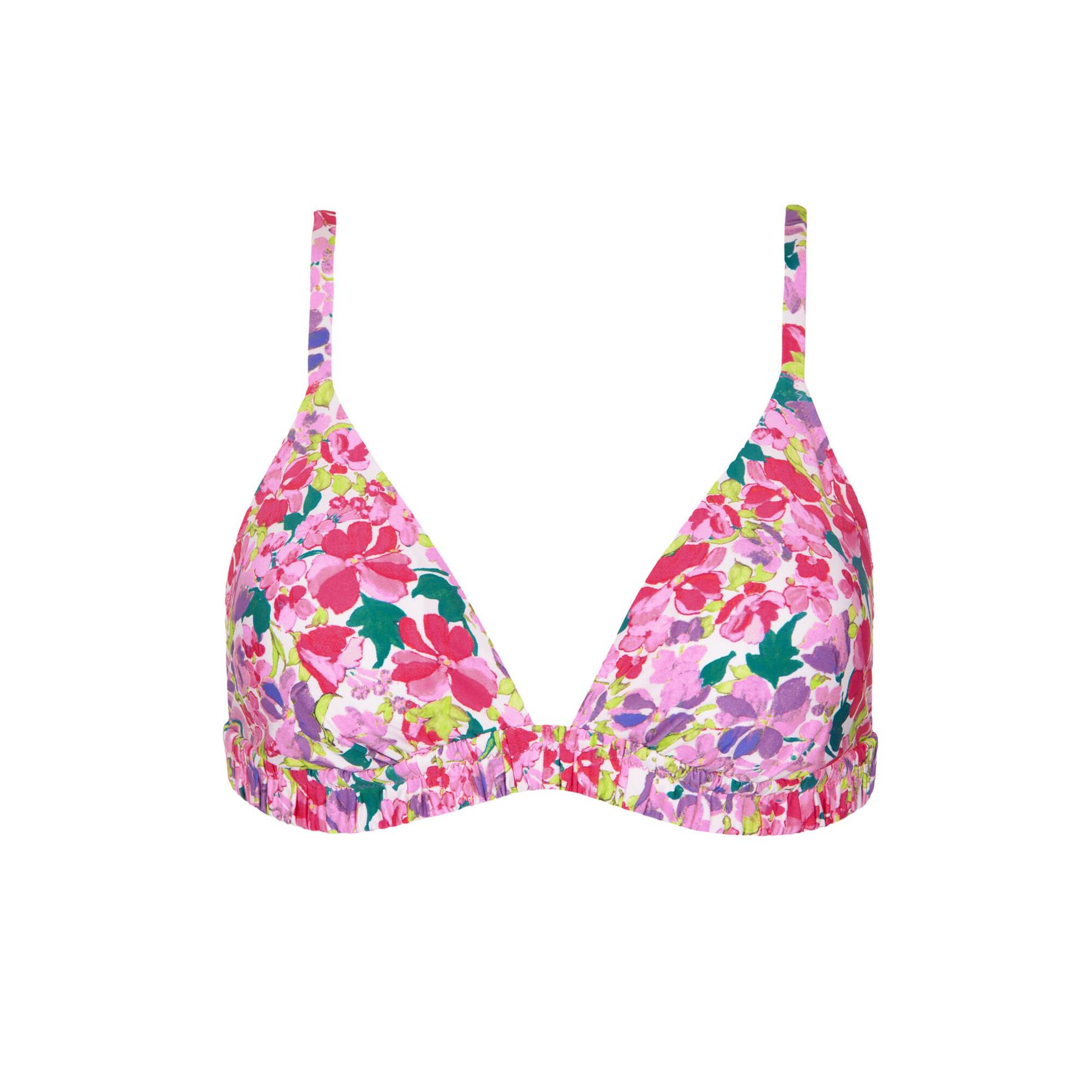 3838411222462 - Bügelloser Bikini-Oberteil mit vorgeformten Dreiecken für Frauen Miami