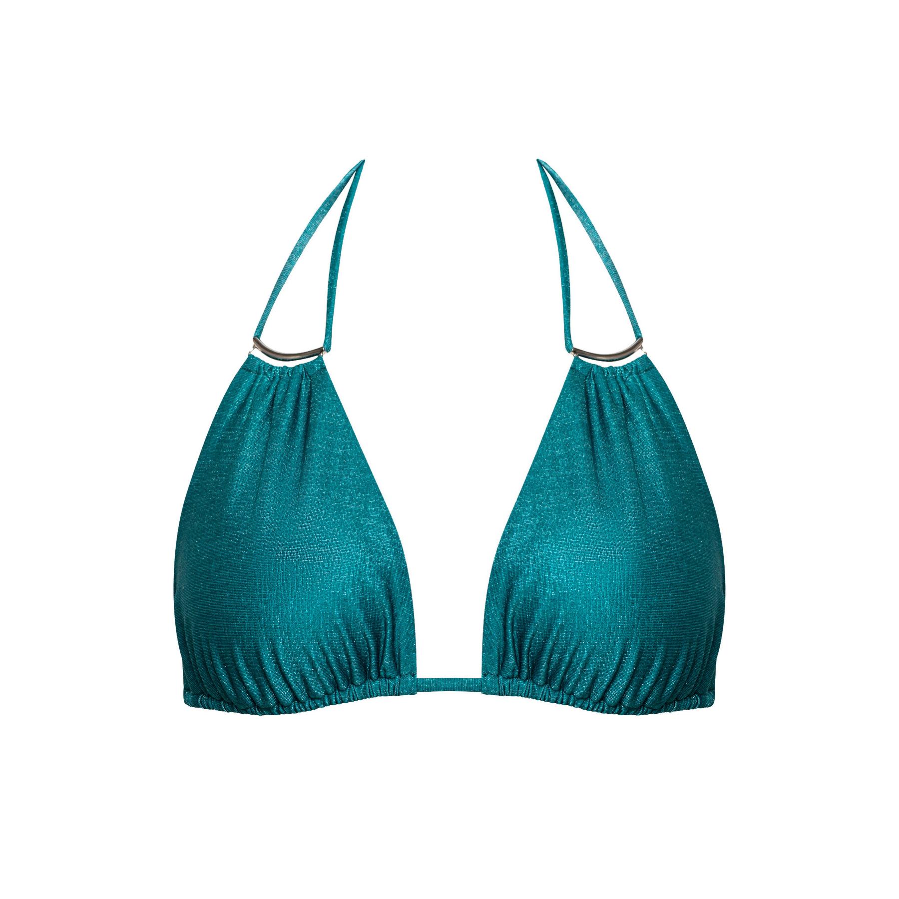 Top da bagno triangolare senza schienale donna  Blue Lagoon