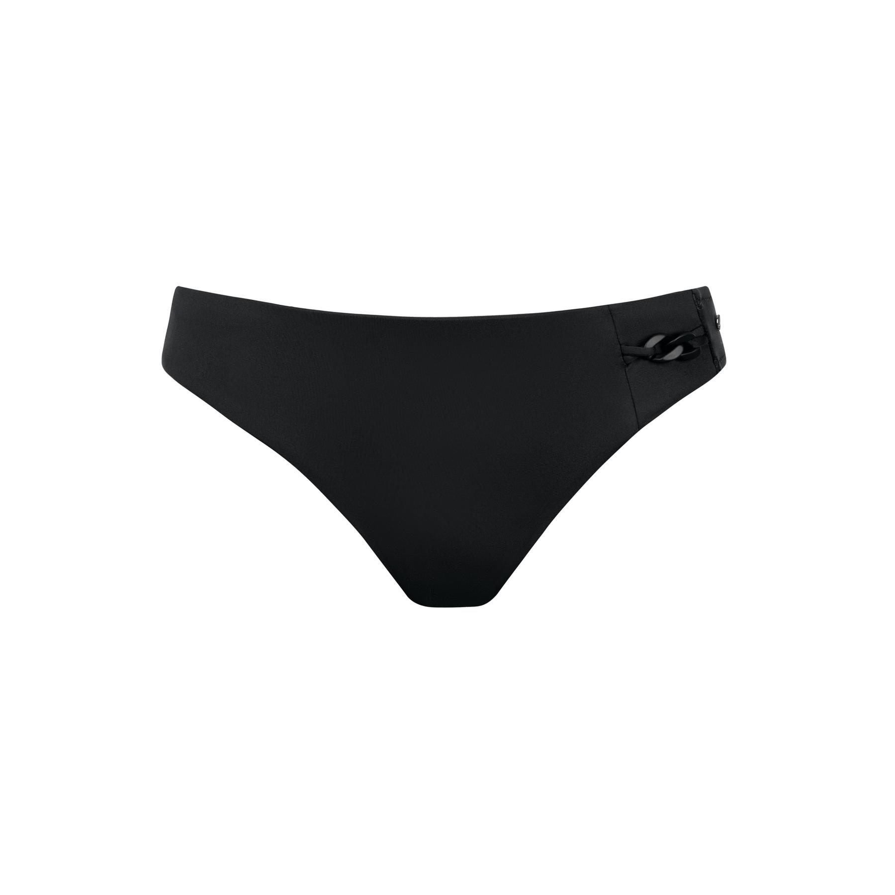 3838411400013 - Bikini-Unterteil mit modischer Kette auf der linken Seite für Damen Palma