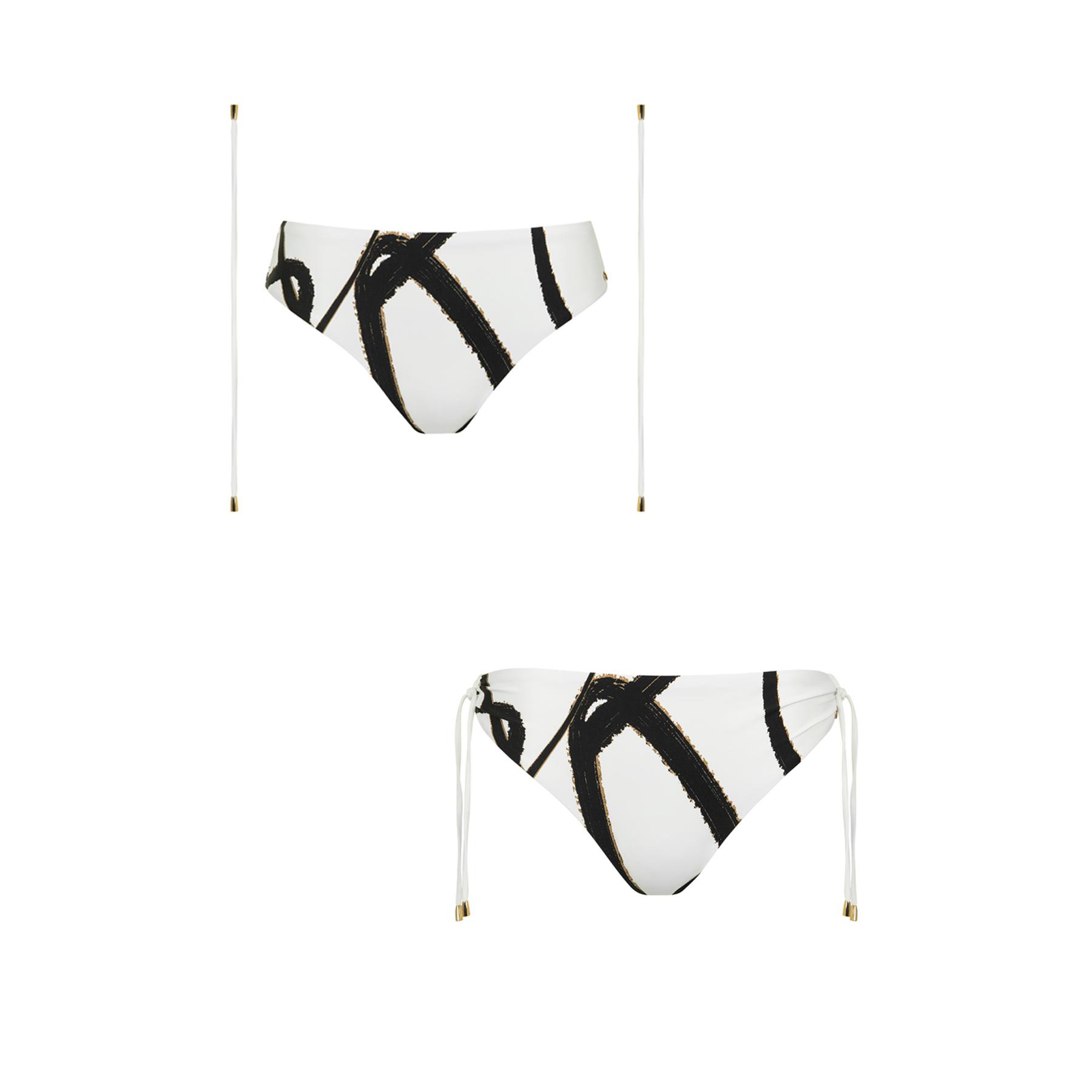 Costume da bagno a vita alta con lacci rimovibili donna  Honolulu