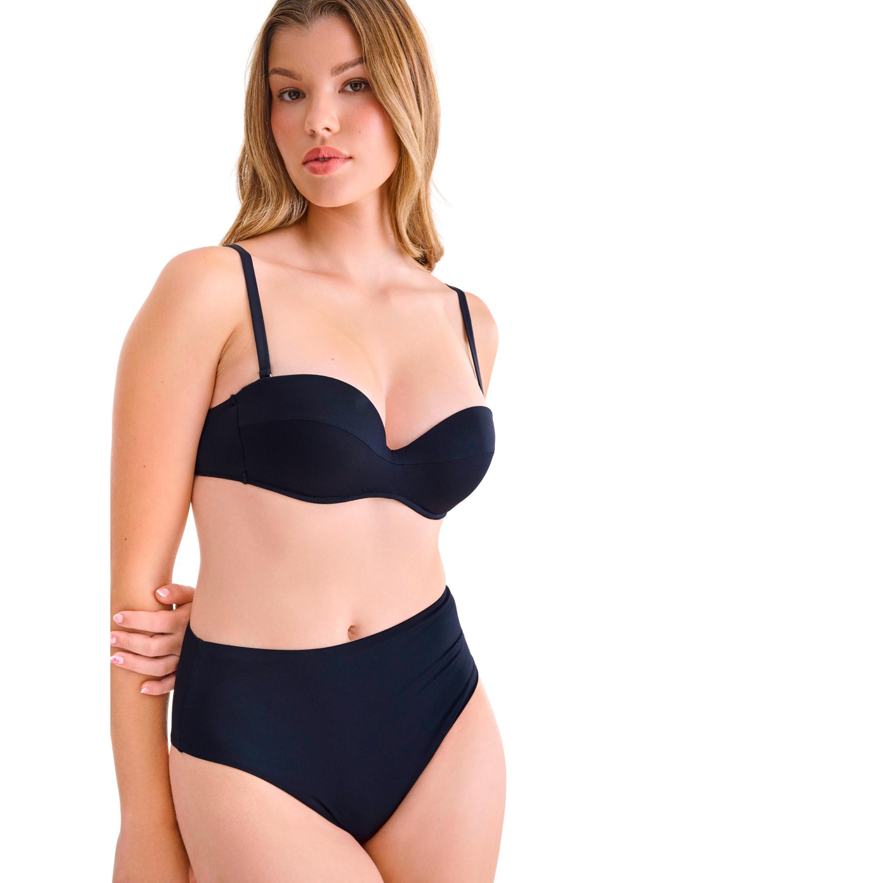 3838411487953 - Hoch geschnittener Damen-Bikini-Unterteil Portofino