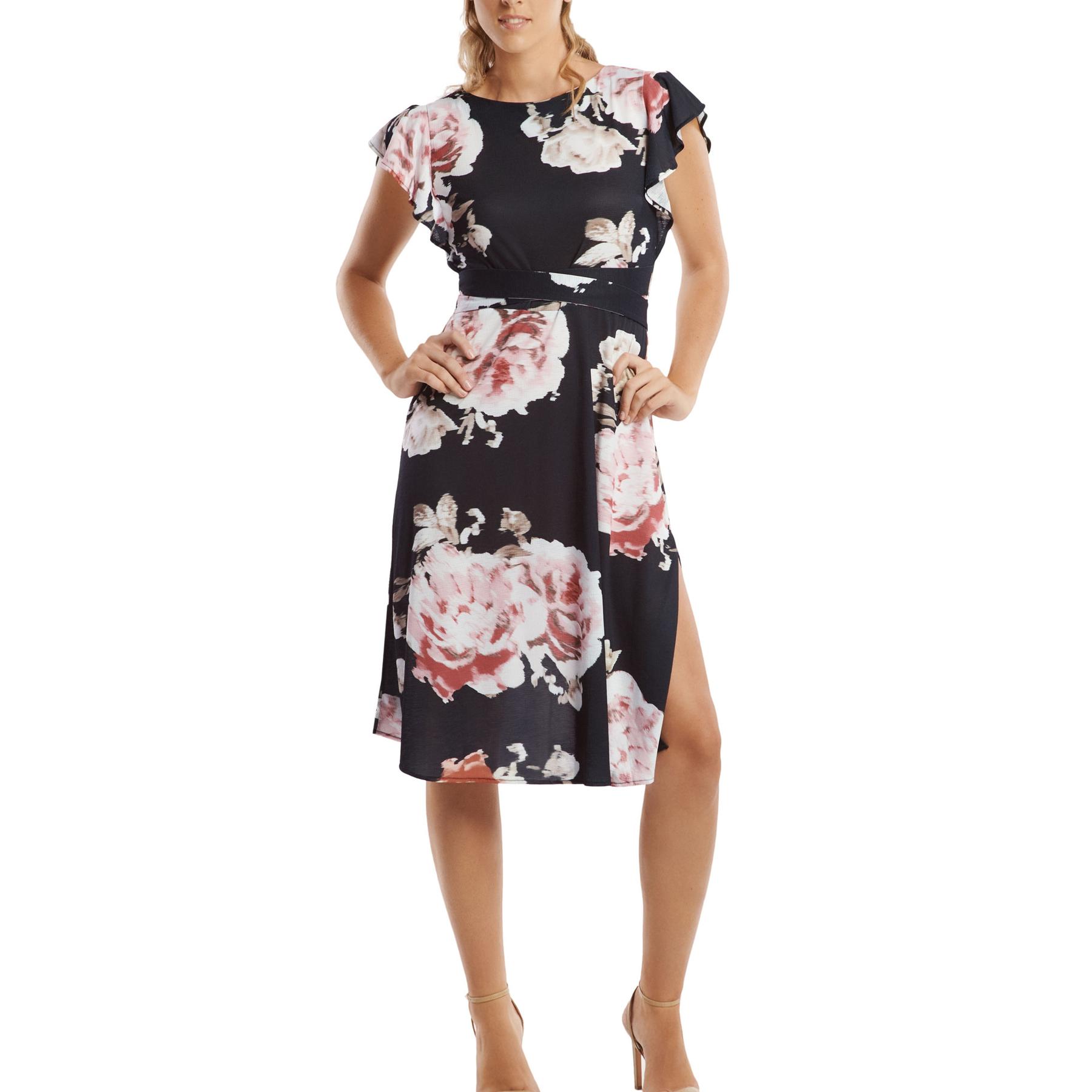 3838411143354 - Lisca Kleid Hawaii in Schwarz - S