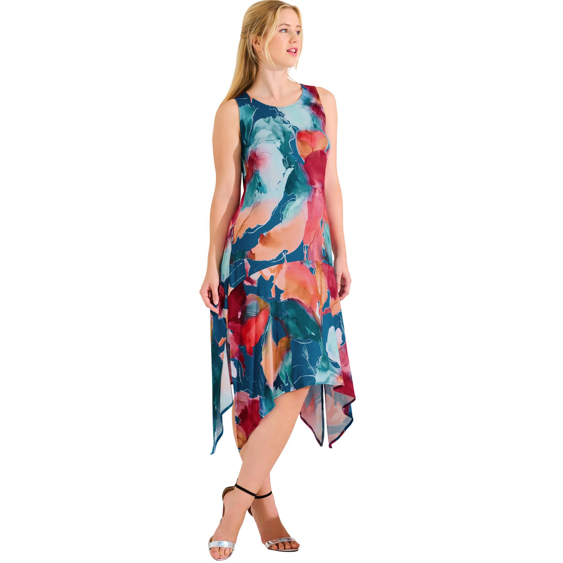 3838411430164 - Ärmelloses Midikleid für Damen Roma