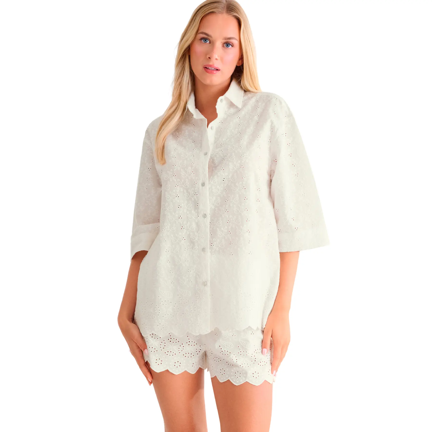 Chemise da spiaggia donna  Panama