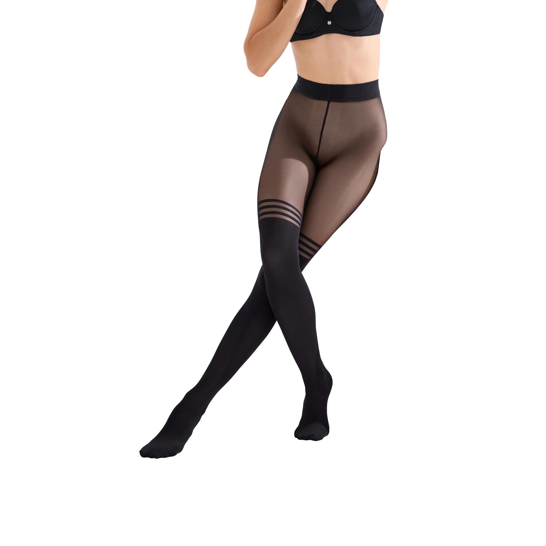 3838411452241 - Damenstrumpfhose mit Überknie-Effekt Fashion Lines