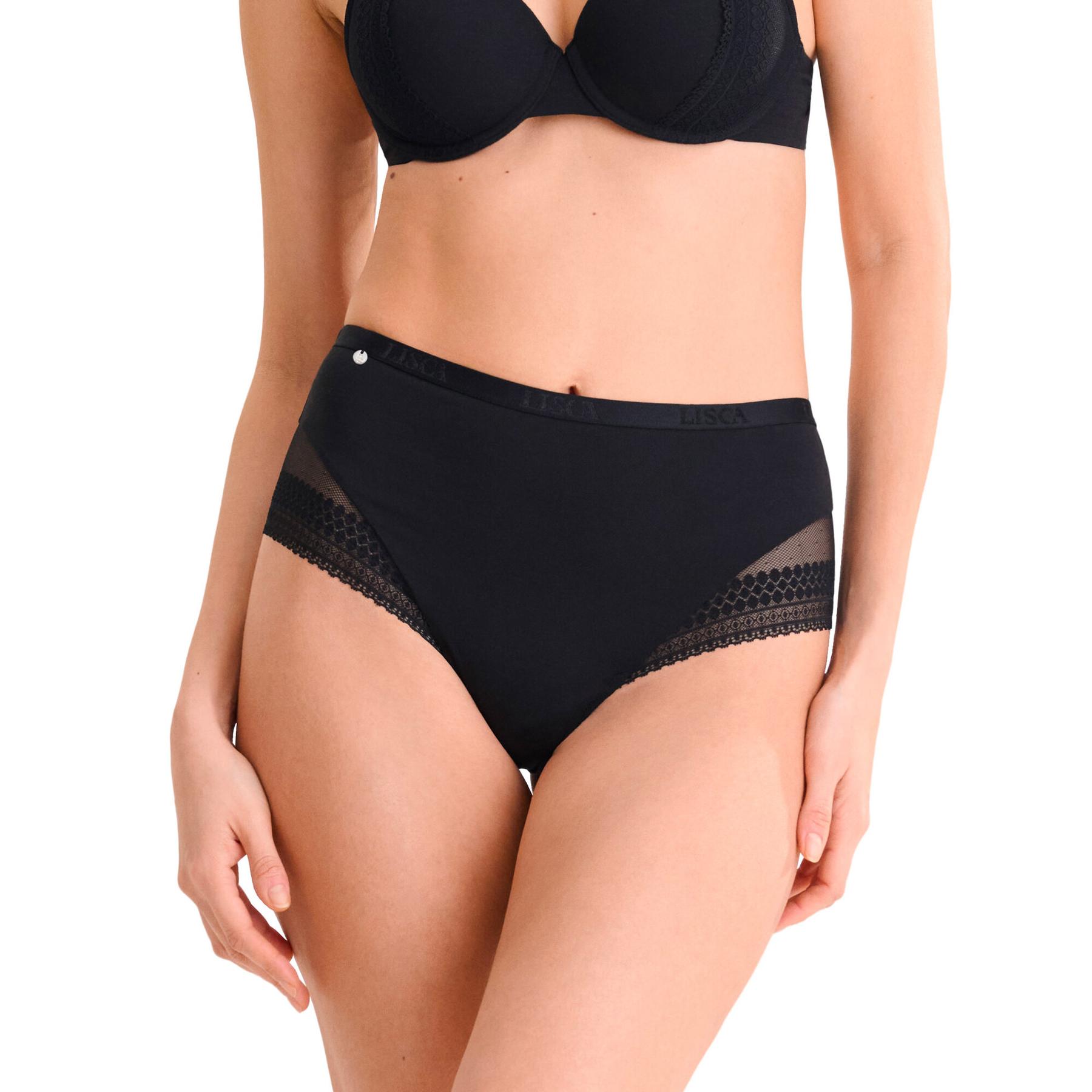 3838411470184 - Hohe brasilianische Slip mit erhöhtem Beinausschnitt für Frauen Fusion