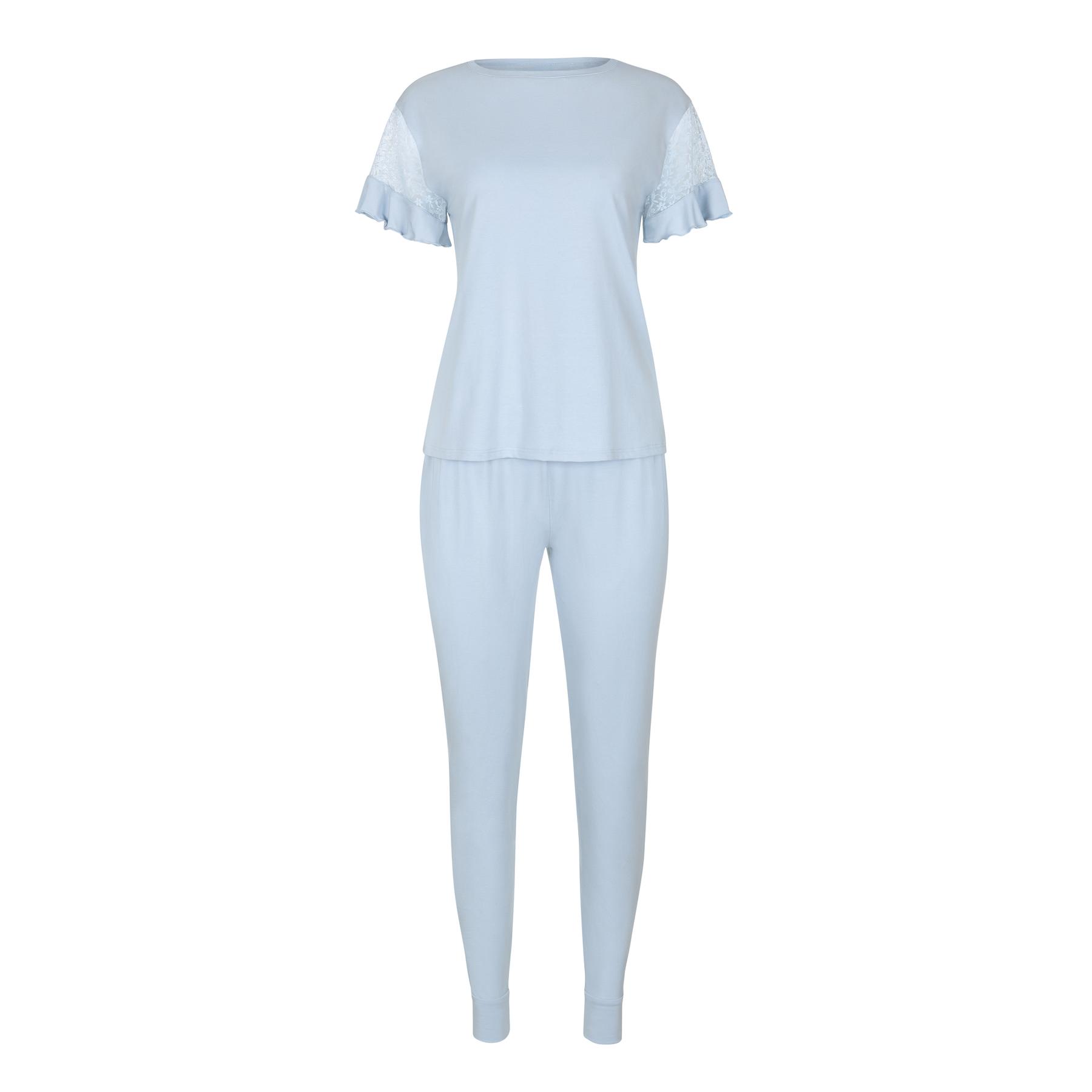 Pigiama pantalone top a maniche corte donna  Smooth