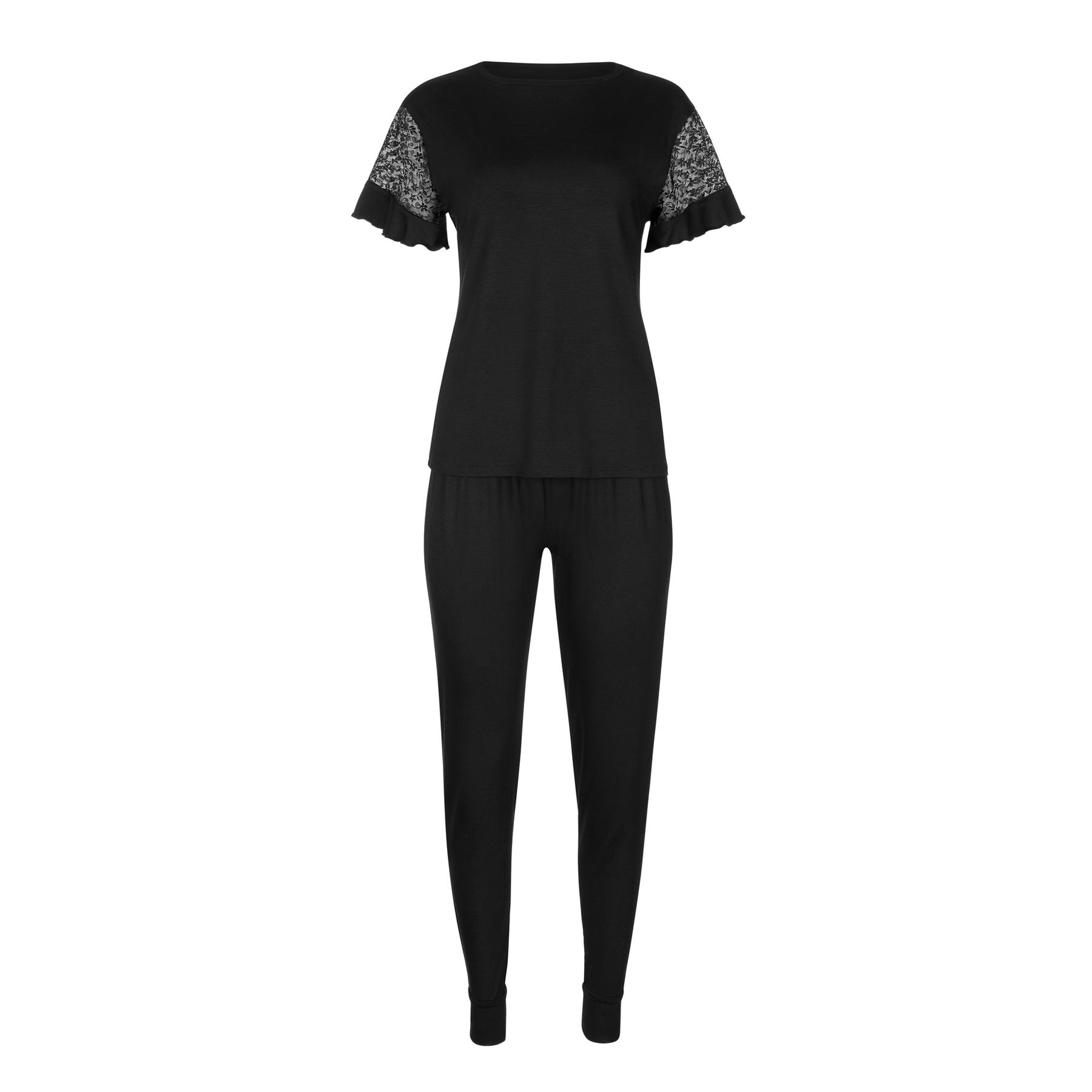 Pigiama pantalone top a maniche corte donna  Smooth