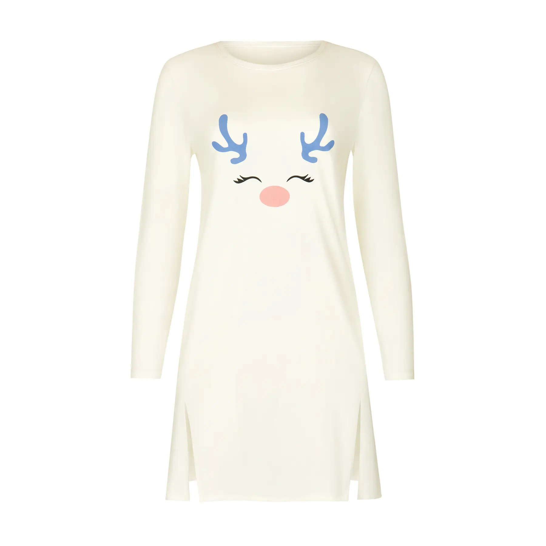 3838411289045 - Langärmliges T-Shirt-Kleid Holiday