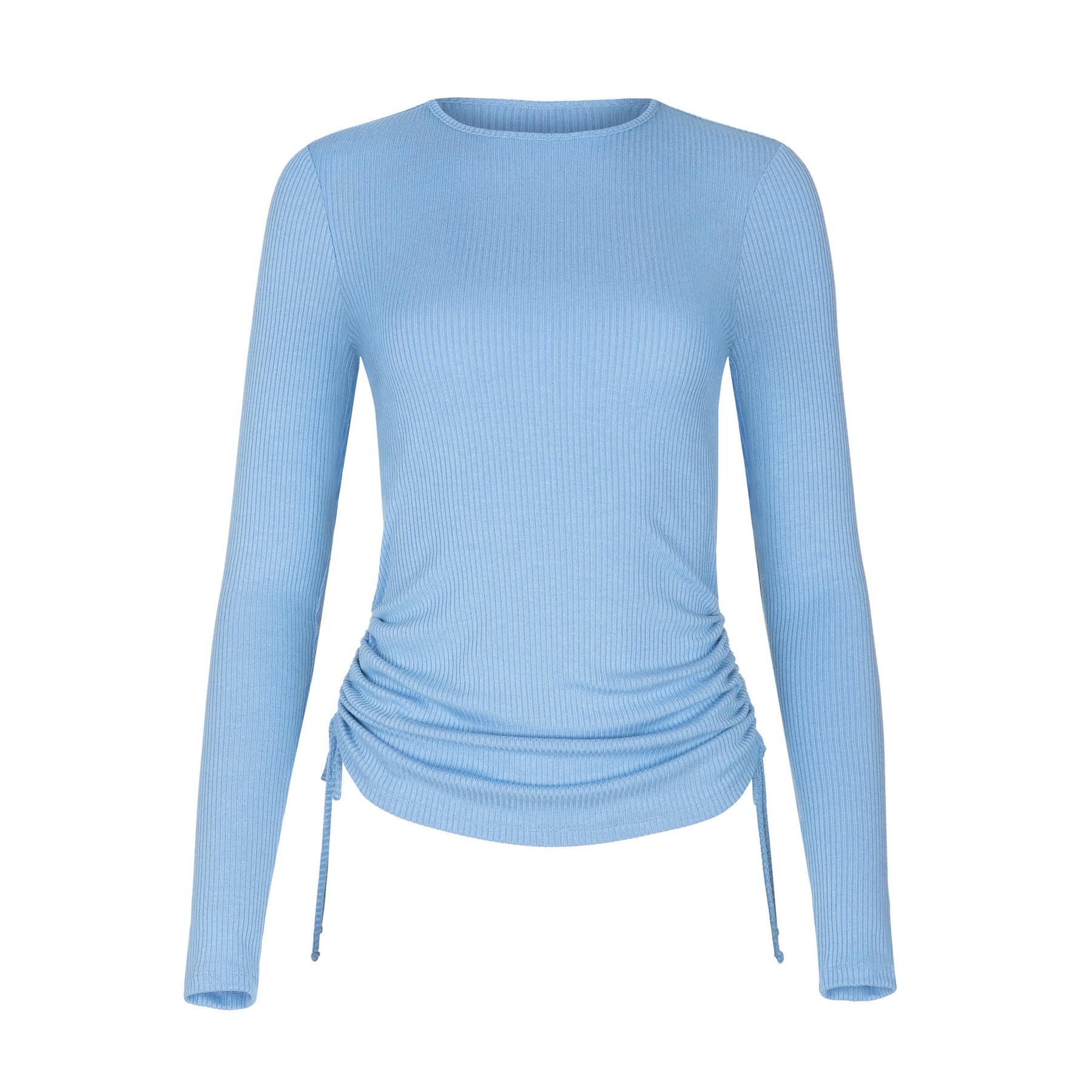 3838411201191 - Langarm-T-Shirt mit verstellbaren Seiten für Frauen Kenza