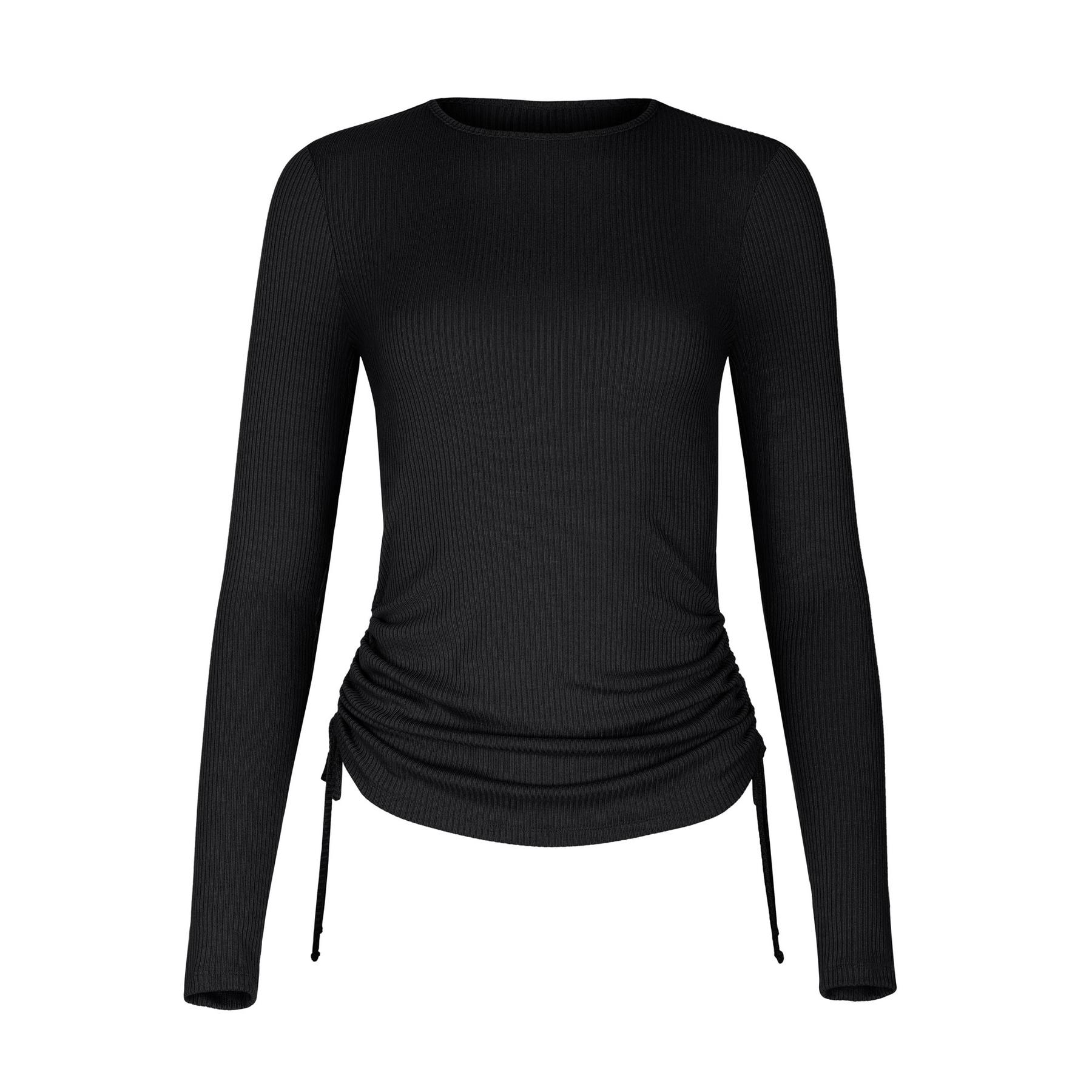 3838411201146 - Langarm-T-Shirt mit verstellbaren Seiten für Frauen Kenza