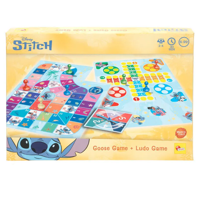 Jeux de société Lisciani Giochi Disney Stitch Parchis And Goose
