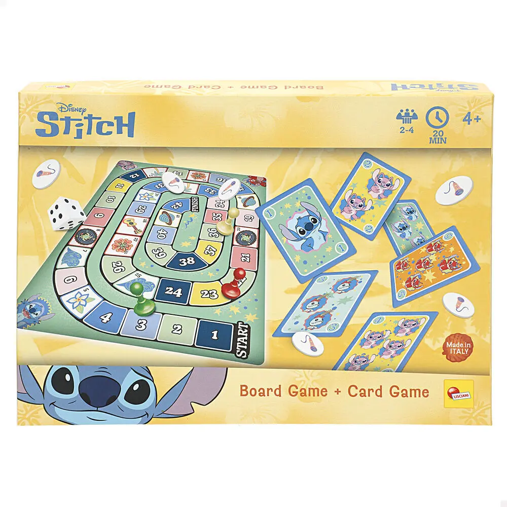Gesellschaftsspiel 2 in 1 Lisciani Giochi Disney Stitch
