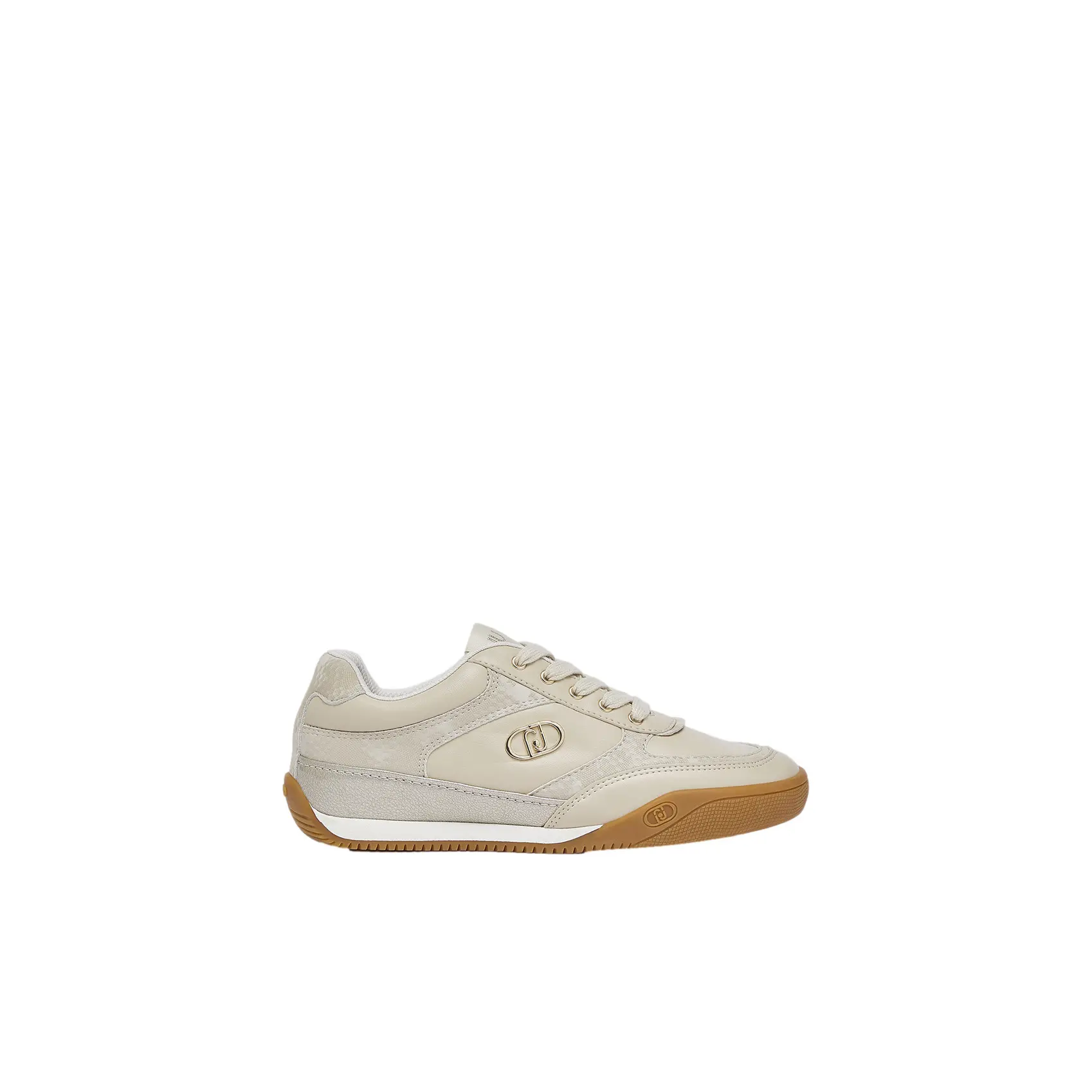 Liu Jo Women's Beige Calfskin Sneakers Lewis 01
