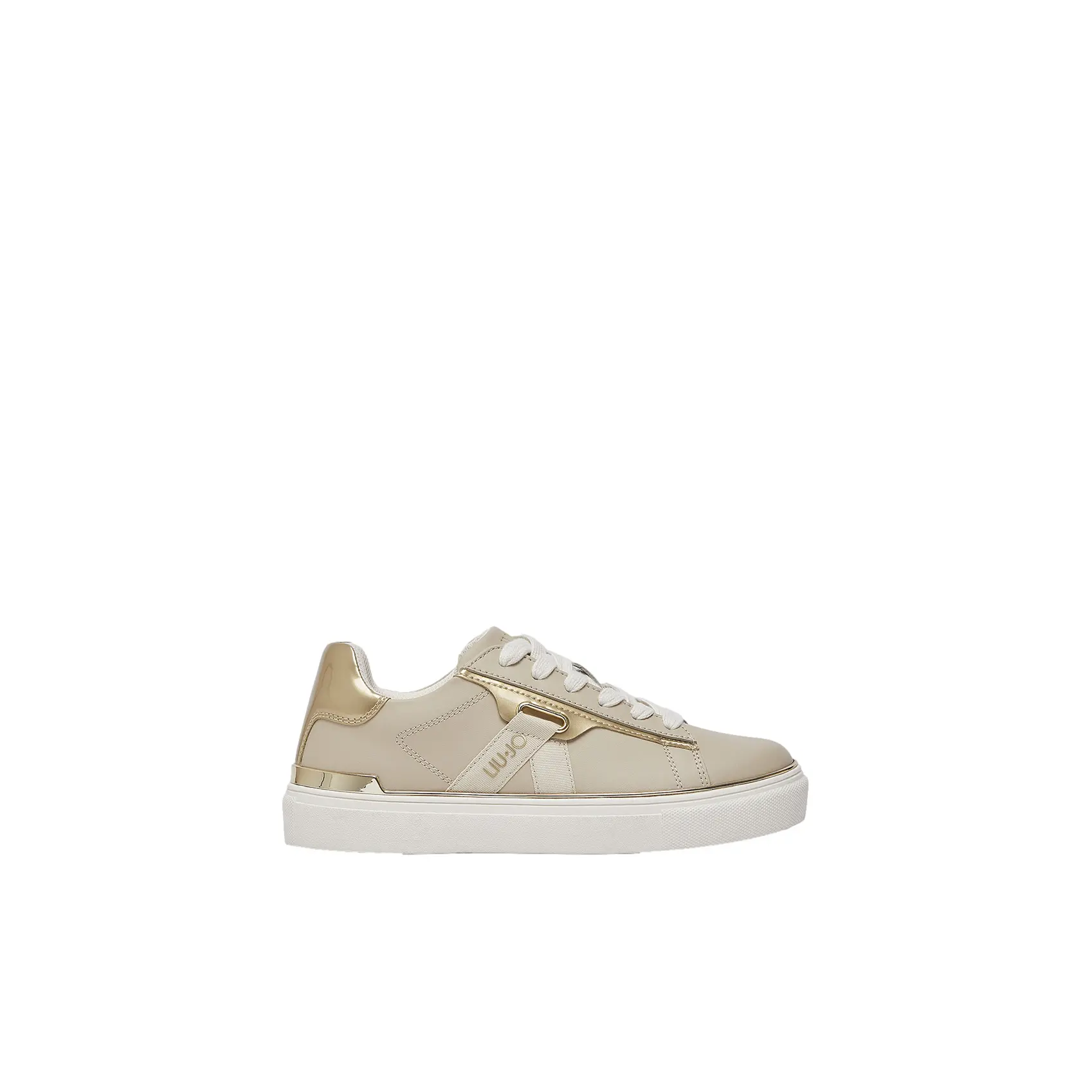 Scarpe da ginnastica in pelle di vitello/metallizzata donna  Kiki 04