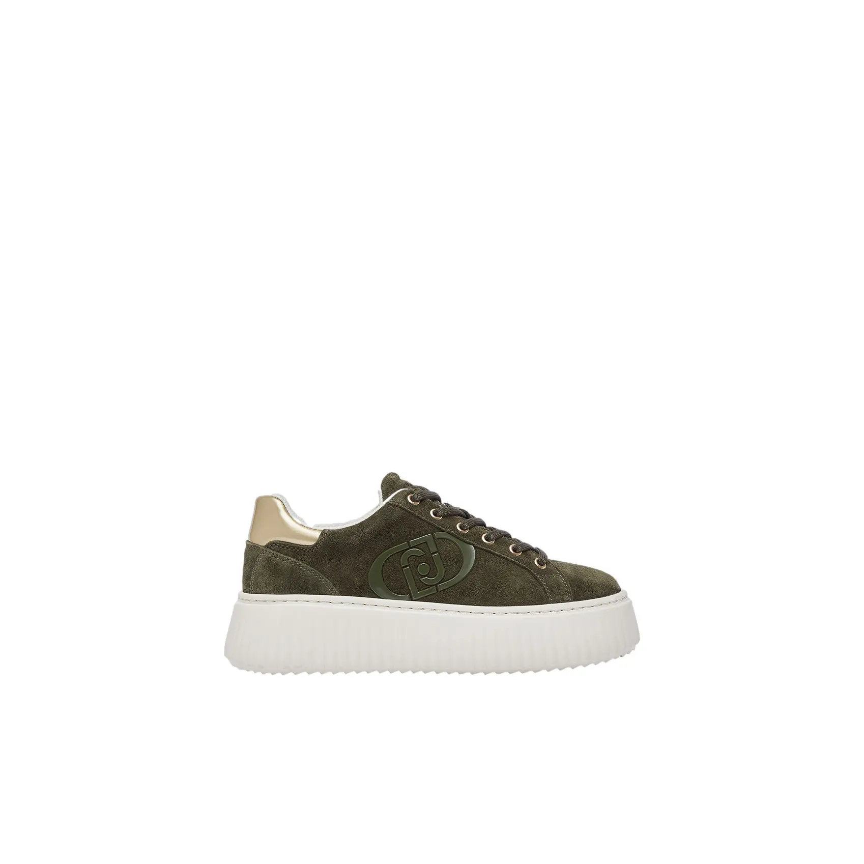 Sneakers platform in suede donna  Elodie 01