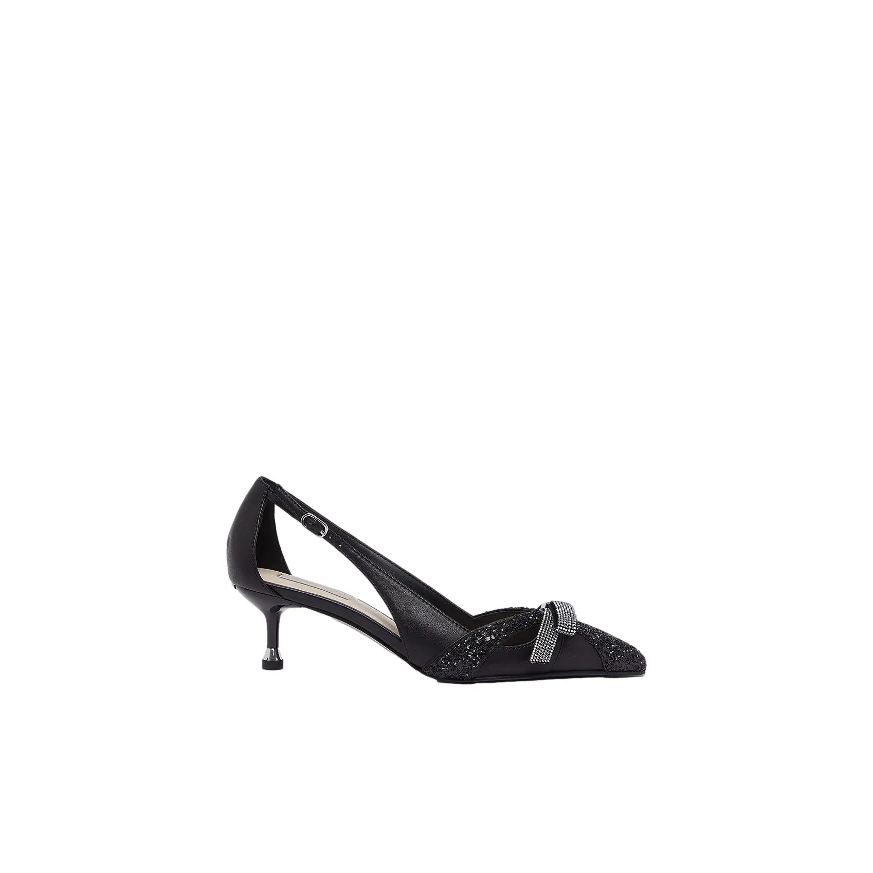 Scarpe con tacco paillettate con ritagli donna  Deva 21