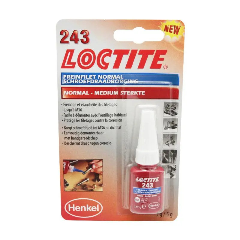 Freno a rete normale per uso medio in blister Loctite 243