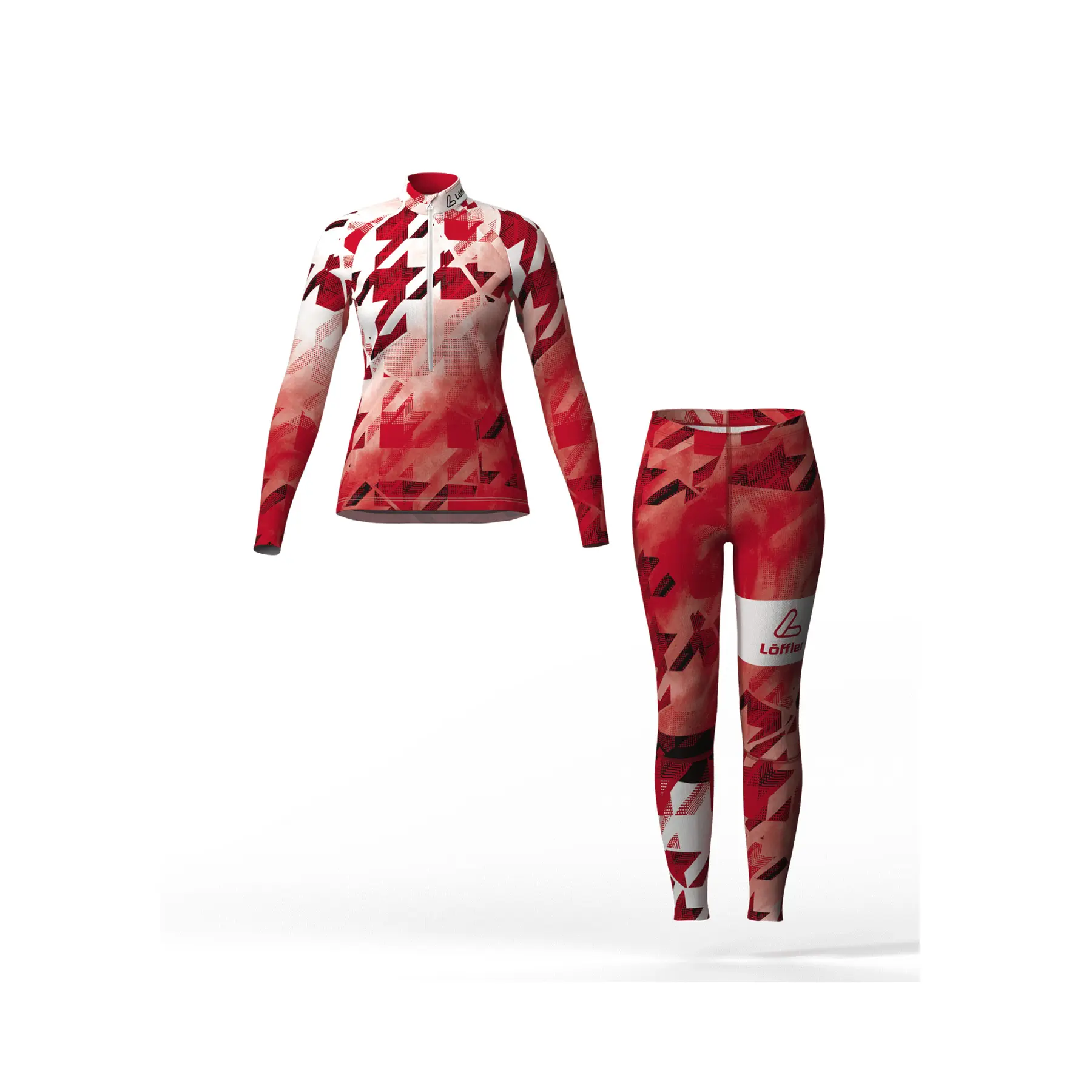 Trainingsoberteil und Damenleggings Löffler Worldcup 25
