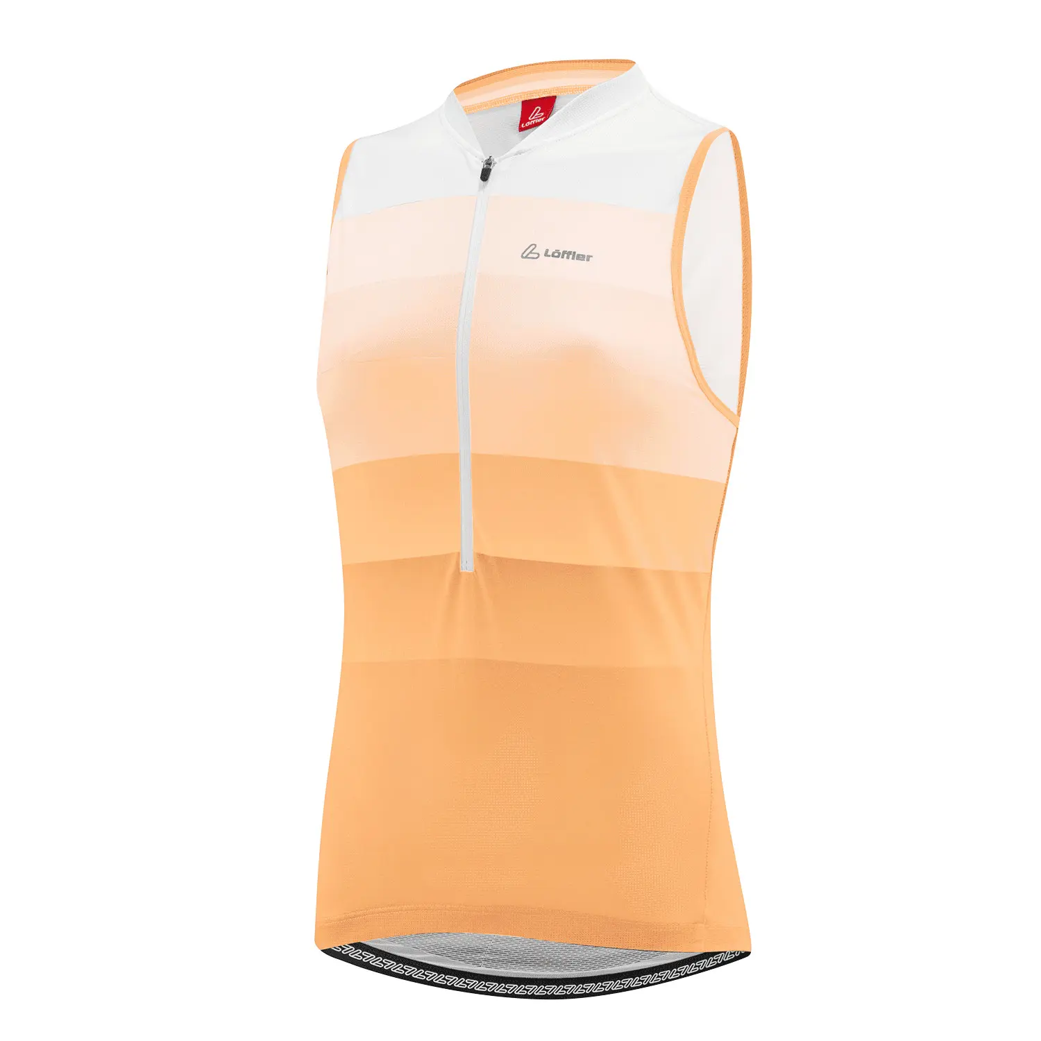Velo Store - UK Women's half-zip sleeveless jersey Löffler Rainbow | Extra 10% off with Subscription, Postage £16.79 to UK Fedex.